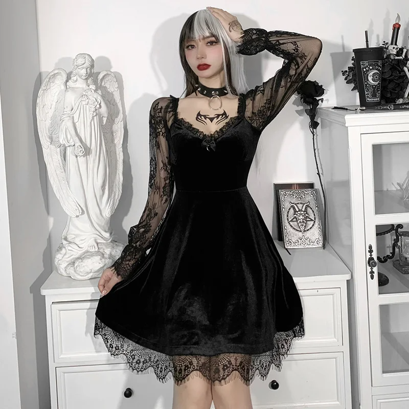 Design Sense Pleated New Dress Cross Hanging Neck Solid Color Fluffy Skirt For Women