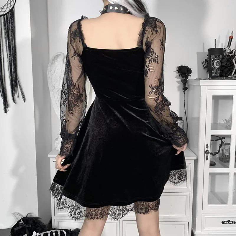 Design Sense Pleated New Dress Cross Hanging Neck Solid Color Fluffy Skirt For Women