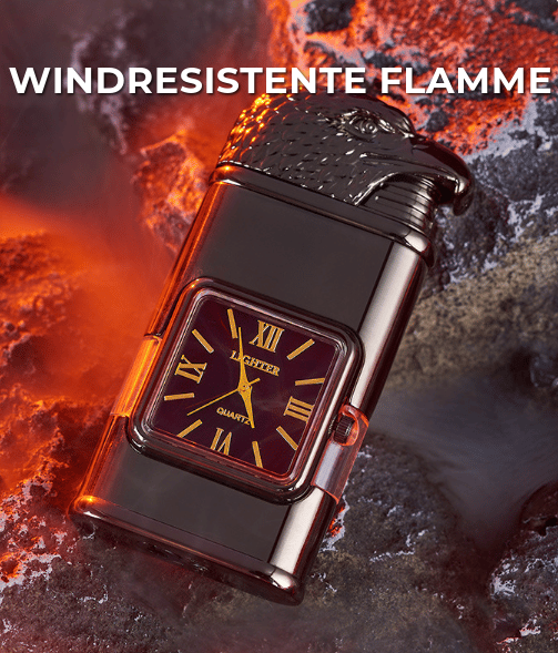 Vintage-Uhren-Feuerzeug