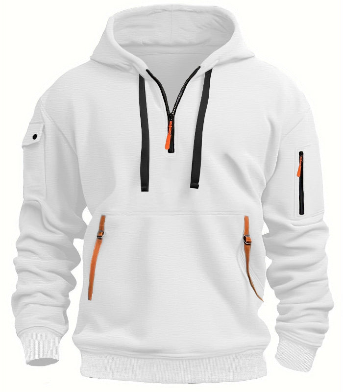 Lässiger Kapuzenpullover mit mehreren Taschen für Herren