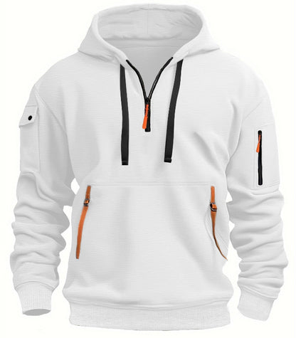 Lässiger Kapuzenpullover mit mehreren Taschen für Herren